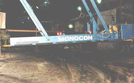 Monocon roof mounted dart machine